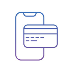 Mobile Banking Vector icon