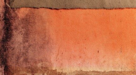 Abstract watercolor layered art piece featuring muted earth tones