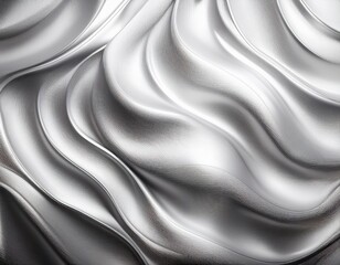 Obraz premium abstract silver and white textured background with shimmering layers
