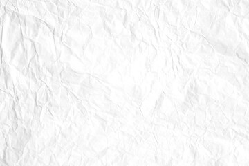 White crumpled material texture surface