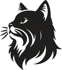 Obraz premium Cat Silhouette