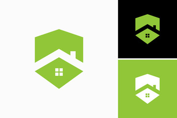 Shield Home Vector Logo Premium 