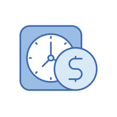 Time Is Money Vector icon