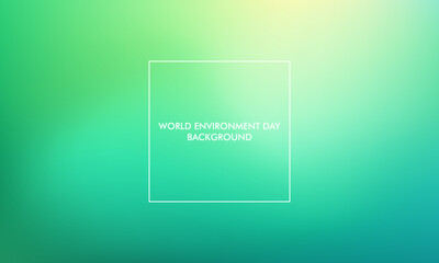 World Envinronment day gradient background good for poster, social media, background, wallpaper, banner