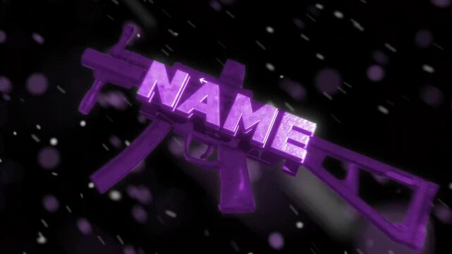An abstract futuristic weapon design in a digital artwork creating a dramatic dynamic scene.