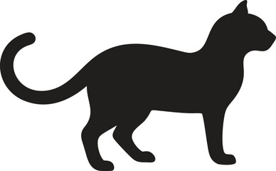 Fototapeta premium Cat Silhouette