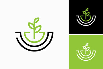 Plant Vector Logo Premium 