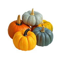 Autumn Harvest A Collection of Colorful Pumpkins