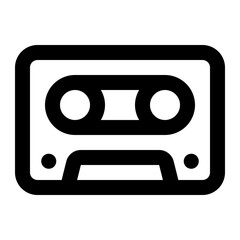 cassette icon for illustration