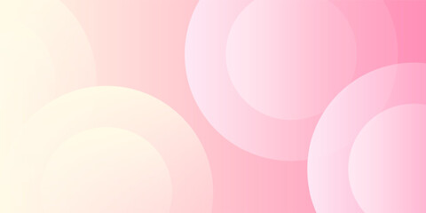 Minimalist banner background pastel colorful pink and yellow gradations modern