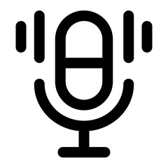 Obraz premium recording icon for illustration