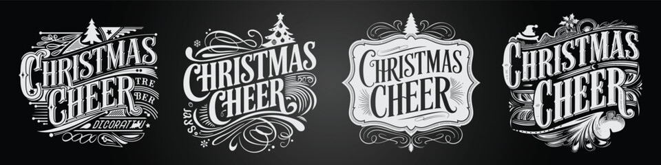 Chalk Style Illustration with Joyful Minimal & Festive Concepts