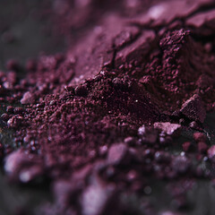 Detailed Texture of Crushed Dark Red Powder
