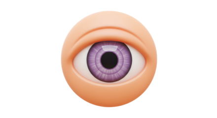 Isolated Cartoon Eye