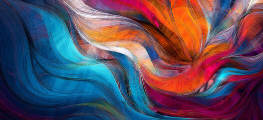 Abstract art background colorful wallpaper design Painting texture. Modern artistic pattern.