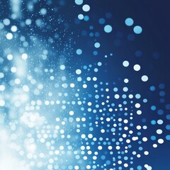 Abstract dot white blue pattern gradient texture technology background.