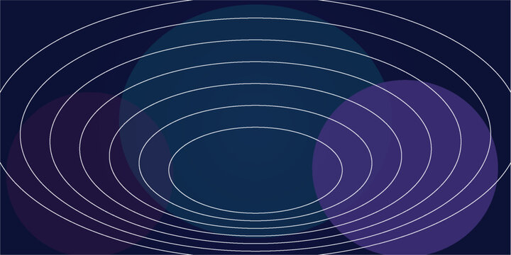 Blue abstract background in vector illustration with glow and lights, with parallel lines, bright geometric shape, design futuristic and elegant.