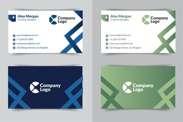 Modern Minimalist Business Card Template | Corporate Identity Design