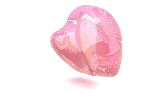 pink bubble water glass ball able to loop endless