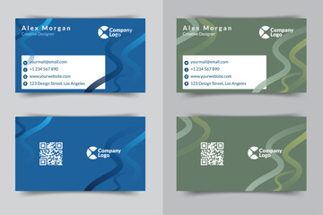 Modern Minimalist Business Card Template | Corporate Identity Design
