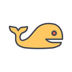 Whale Vector Icon