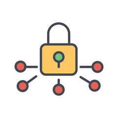 Cyber Attack Vector Icon