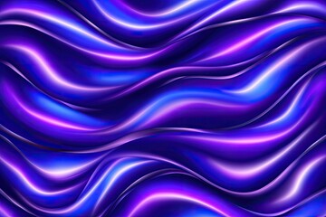 Abstract wavy design with vibrant, flowing lines of purple and blue.  Smooth, glossy, and dynamic effect