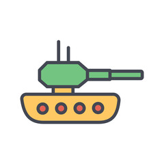 Tank Vector Icon