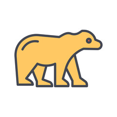 Polar Bear Vector Icon