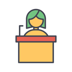 Witness Vector Icon