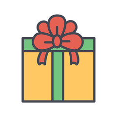 Gift Box Vector Icon