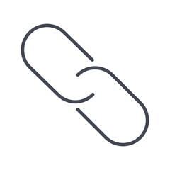 Paper Clip Vector Icon