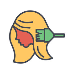 Hair Color Vector Icon