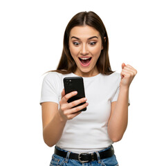 woman with mobile phone