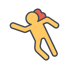 War Victim Vector Icon