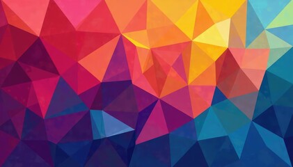 Obraz premium Abstract geometric shapes repeat in vibrant colors , texture, square