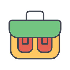 Teacher Bag Vector Icon