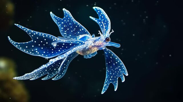 Underwater marvels: a captivating journey with the translucent dragon sea moth