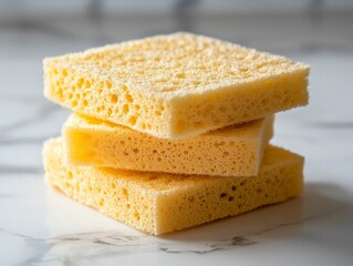 Yellow Cleaning Sponges