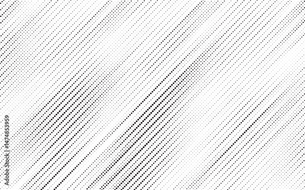 Poster Halftone background vector, abstract backdrop design with two tone pattern and copy space for edit your content