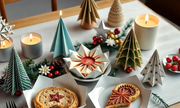 christmas table decoration
