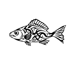Intricate Fish Illustration