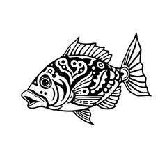 Realistic Fish Sketch