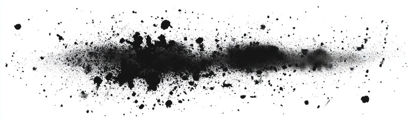 Abstract black splatter art (1)