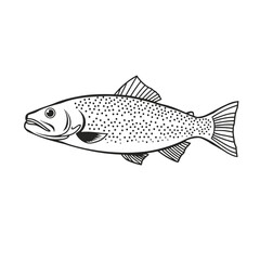 Happy Fish Cartoon Design
