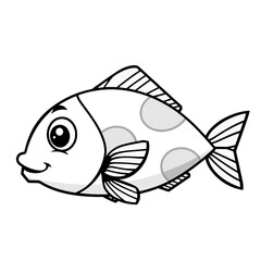 Minimal Fish Vector Design