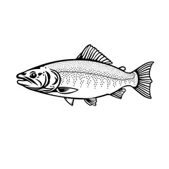 Happy Fish with Bubbles