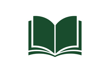 Open book illustration for education and learning