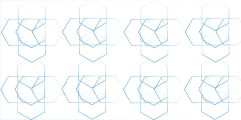 Seamless Islamic Geometric Pattern Traditional Elegant.assorted ship steering wheel vector graphic design template set for sticker.sky blue and white background.