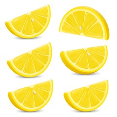 3D Render of Lemon Slices